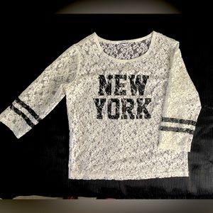 Express lace top